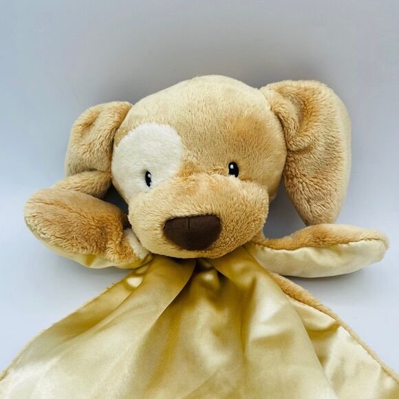 GUND Plush Stuffed Puppy Dog Lovey SPUNKY HUGGYBUDDY Satin Blanket for Baby - Picture 2 of 6